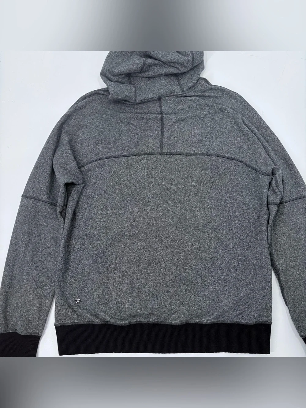 Lululemon Om & Roam Heathered Speckled Black Pullover Sweater